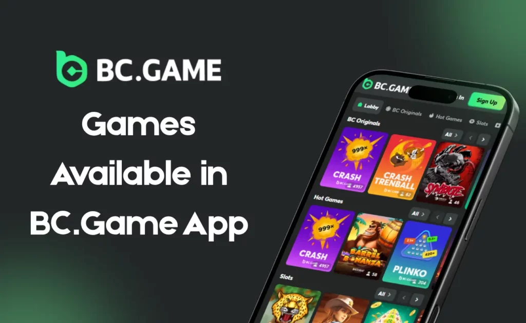 Games Available in BC.Game App