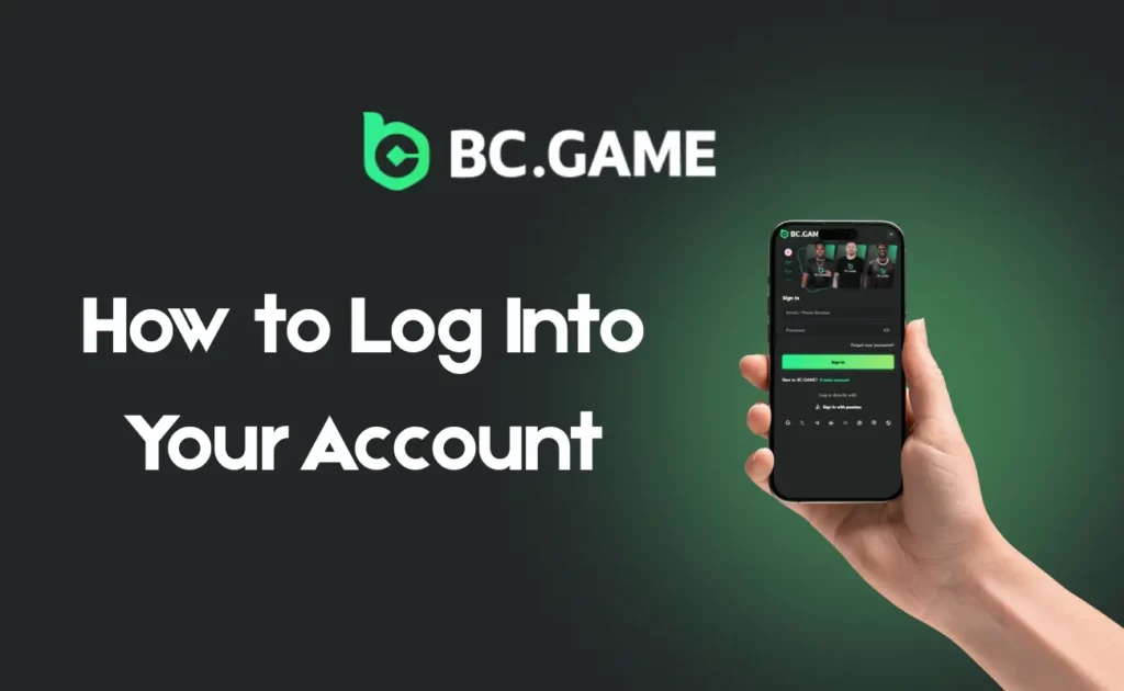 How to Log Into Your BC.Game Account